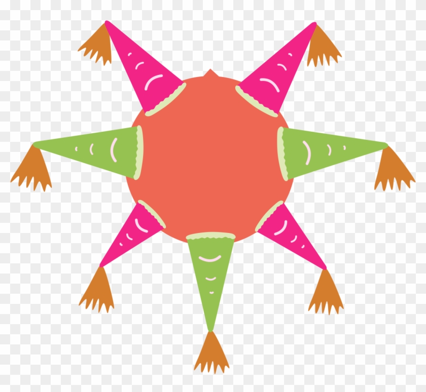 Una Piñata Nuca Debe De Faltar En Una Fiesta, Es La - Piñata Navideña Vector #836522