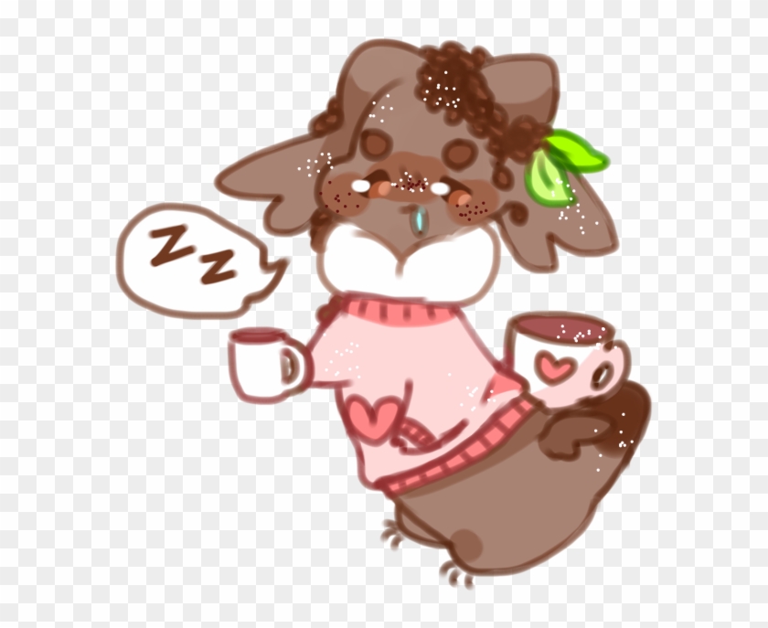 Sleepy Coffee Bean Closed) By Mintglowu - Cartoon #836558