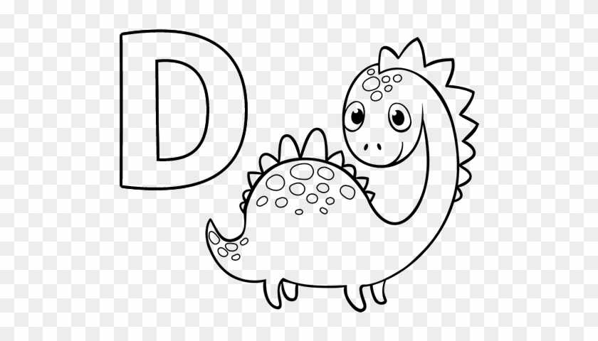 Dibujo Del Abecedario - Dibujos Con La Letra D Para Colorear #836799