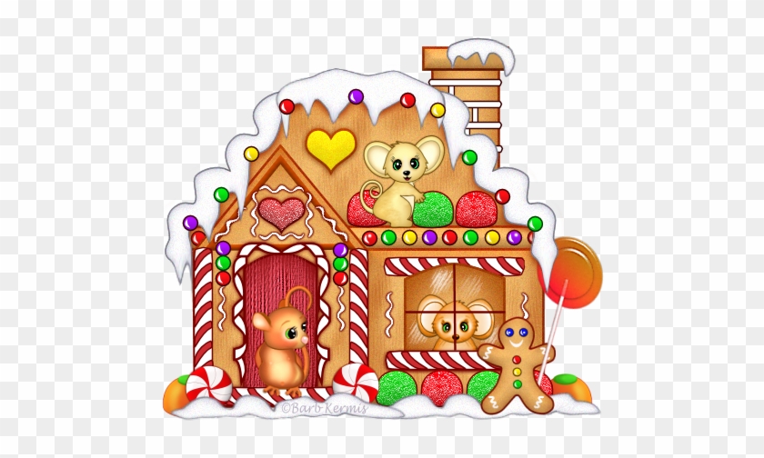 Seasonal » Christmas » Mice Gingerbread House - Gingerbread House #837091