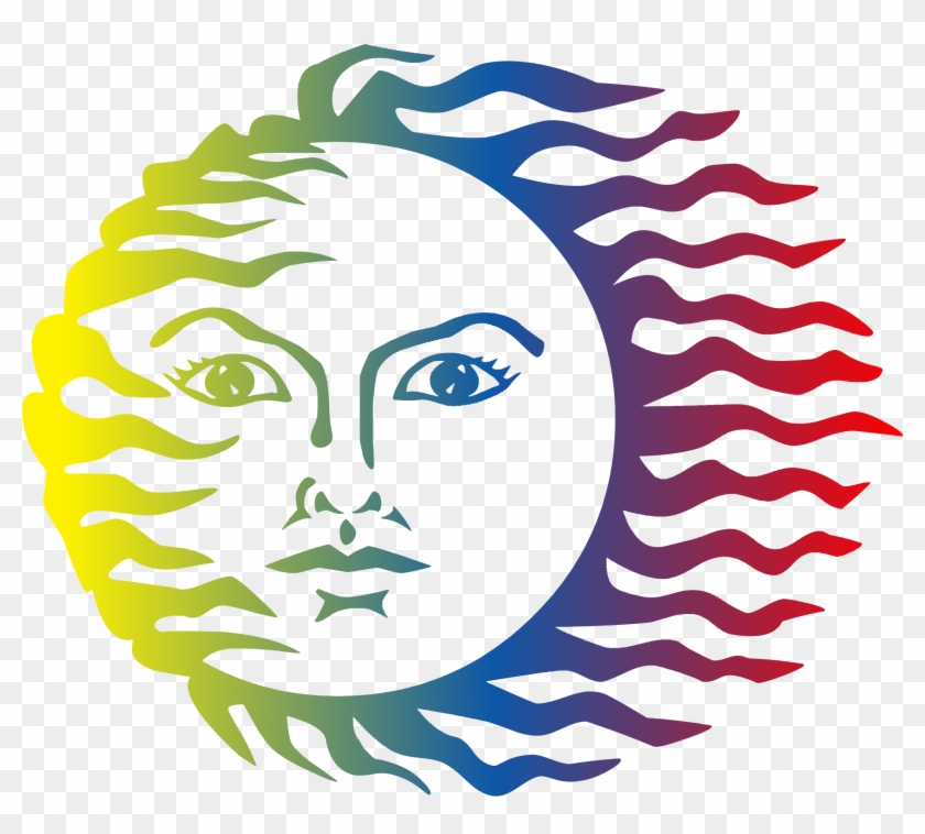 Sun Face - Colorful Sun #837140