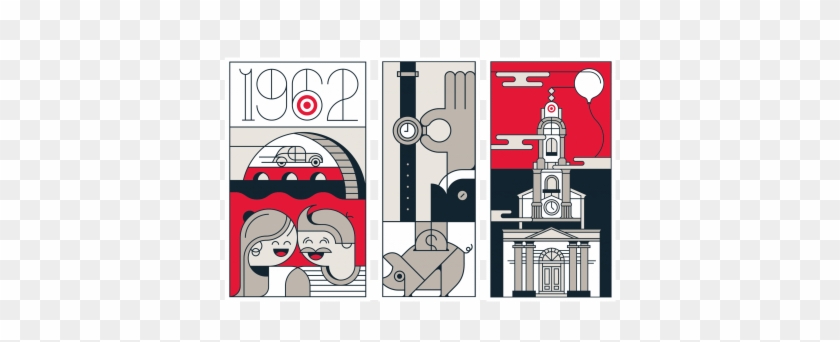 Various Murals Placed Throughout Target Express Stores - Engineering Design Process #837783