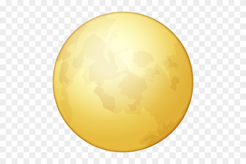 Moon Png - Full Moon Emoji Png #837821