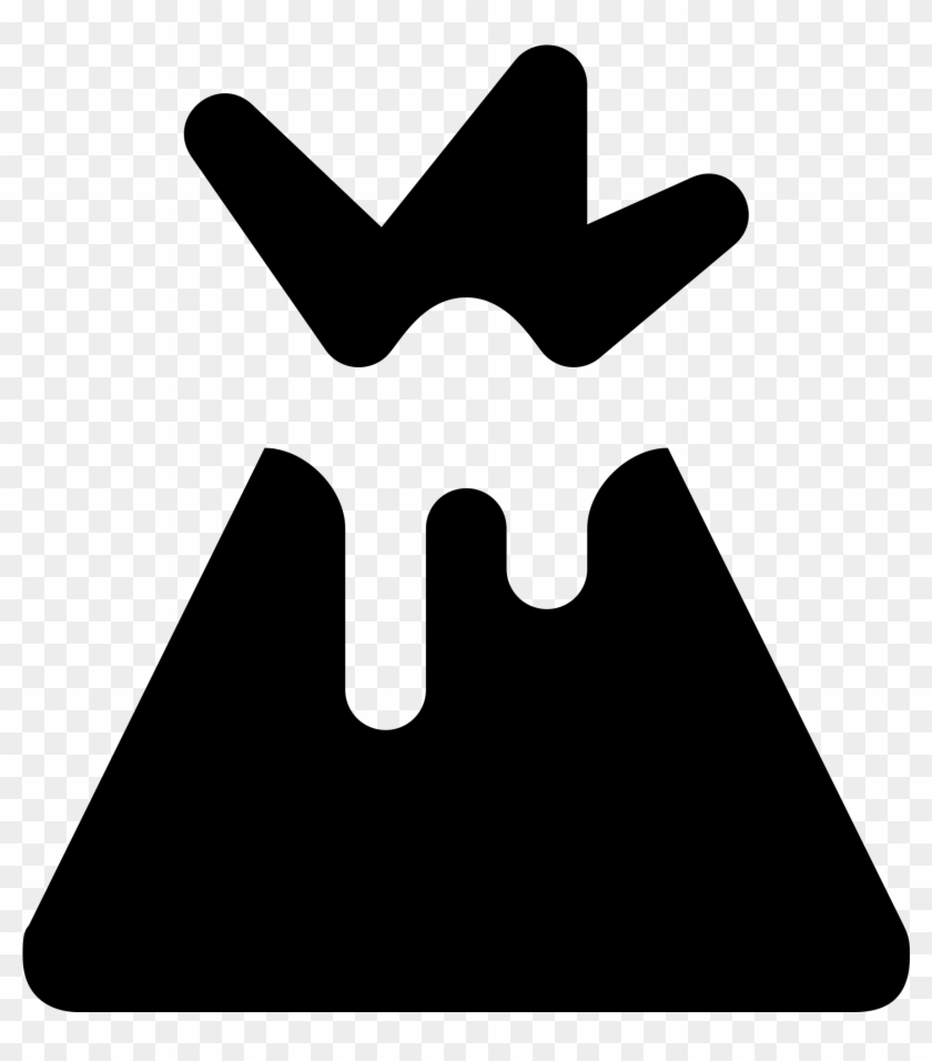 Big Image - Volcano Png Black #837987