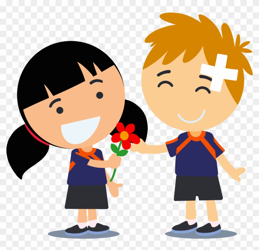 Cls001 Kindness Week Compassion - Kindness At School Clip Art #839571