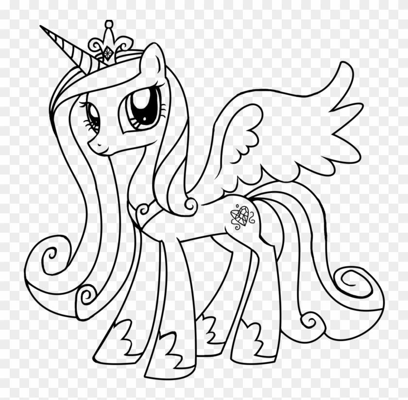 My Little Pony Friendship Is Magic Princess Cadence - Princess Cadence Coloring Pages #840079