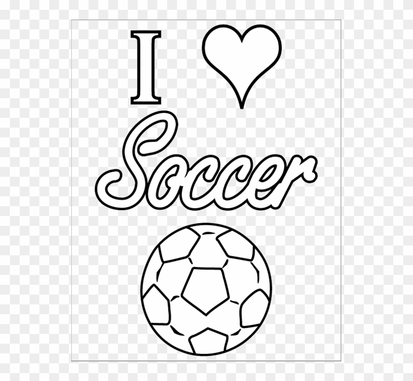 Beautiful Coloring Pages For Boys Soccer With Coloring - Love Soccer Coloring Pages #840106
