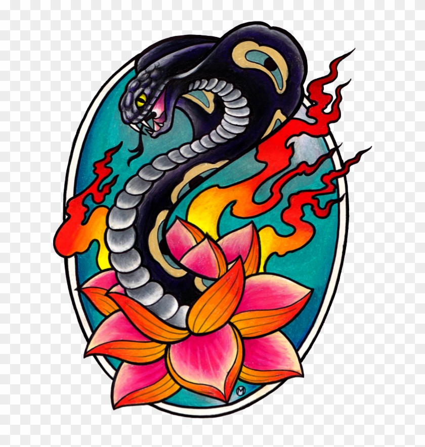 90 Cobra Tattoo Designs For Men - Black Cobra Tattoos #840290