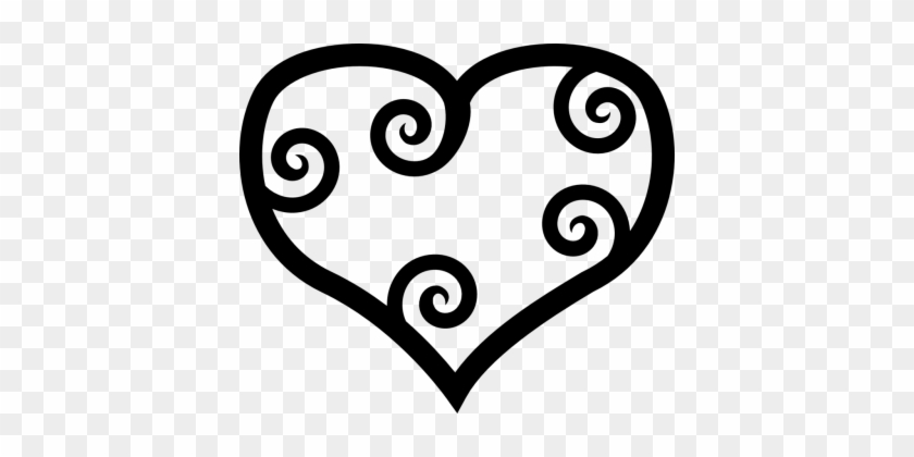 Heart Black And White Heart Clipart Black And White - Mother's Day Black And White #841030