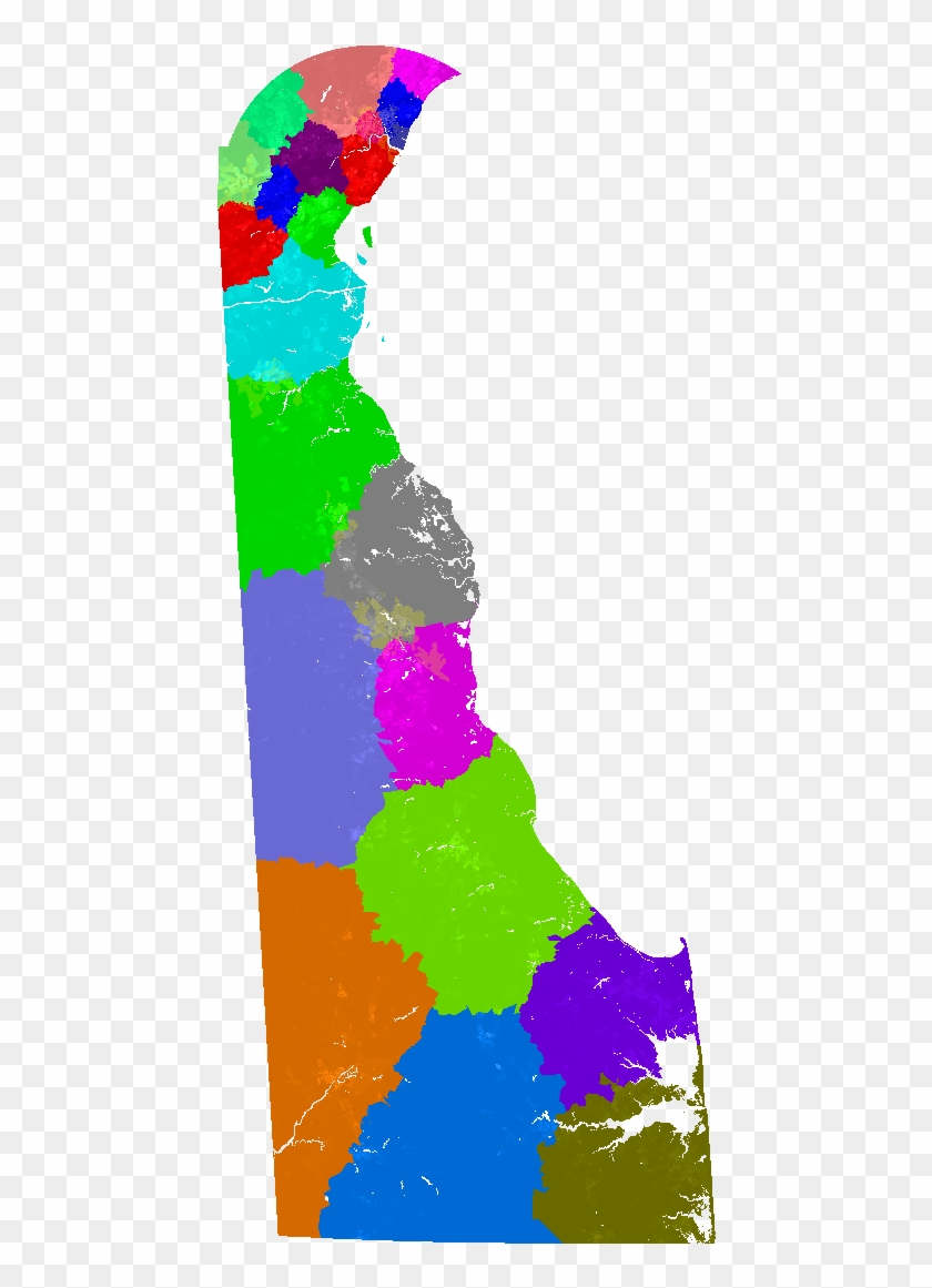 Delaware Senate Congressional District Map, Current - Redistricting #841306