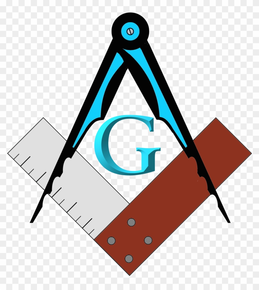 Masonic Compass Clipart - Masonic Compass Png #841573