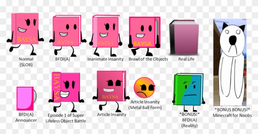 Baysa's Object Show Appearances By Piggy Ham Bacon - Object Show Fanart #841625