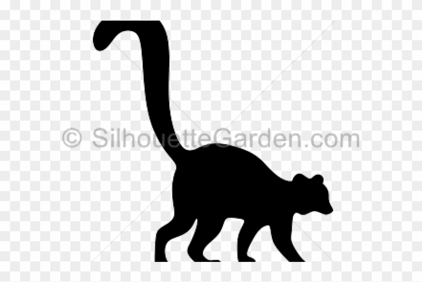 Lemur Clipart Silhouette - Lemur Silhouette #841935