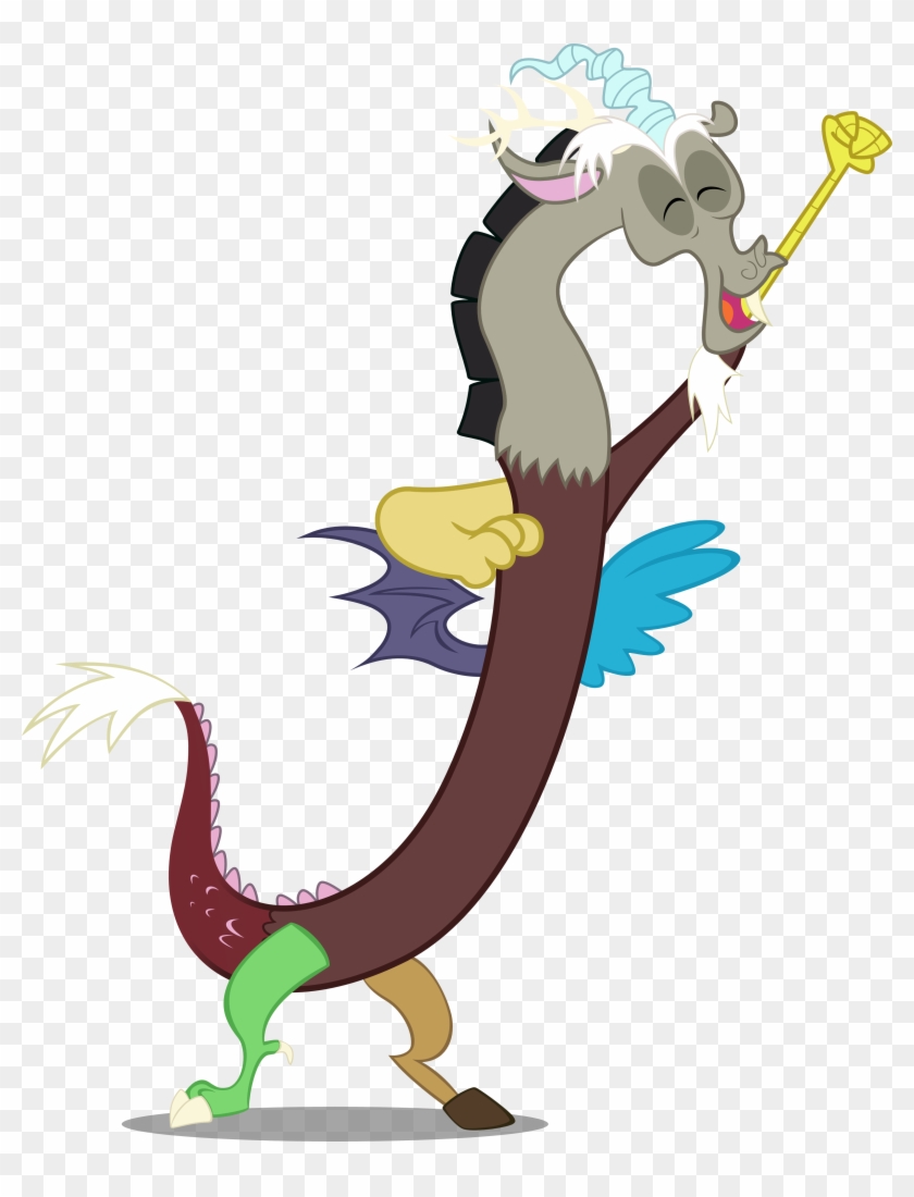 Discord Giggling By Sunran80-d5p43wr - My Little Pony: Friendship Is Magic #842072