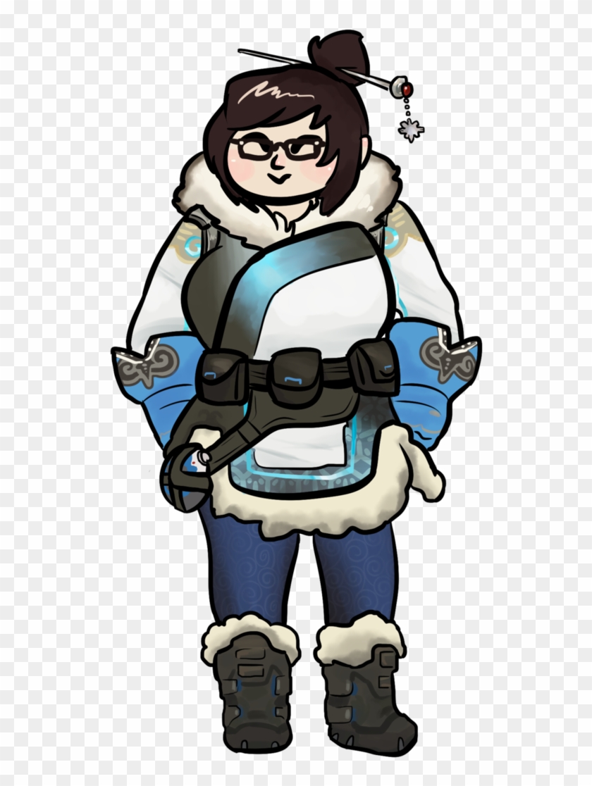 Mei Overwatch By Spaceghett1 - Cartoon #842476
