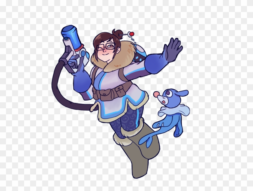 Overwatch Cartoon Fictional Character Vertebrate Hand - Popplio Overwatch #842513