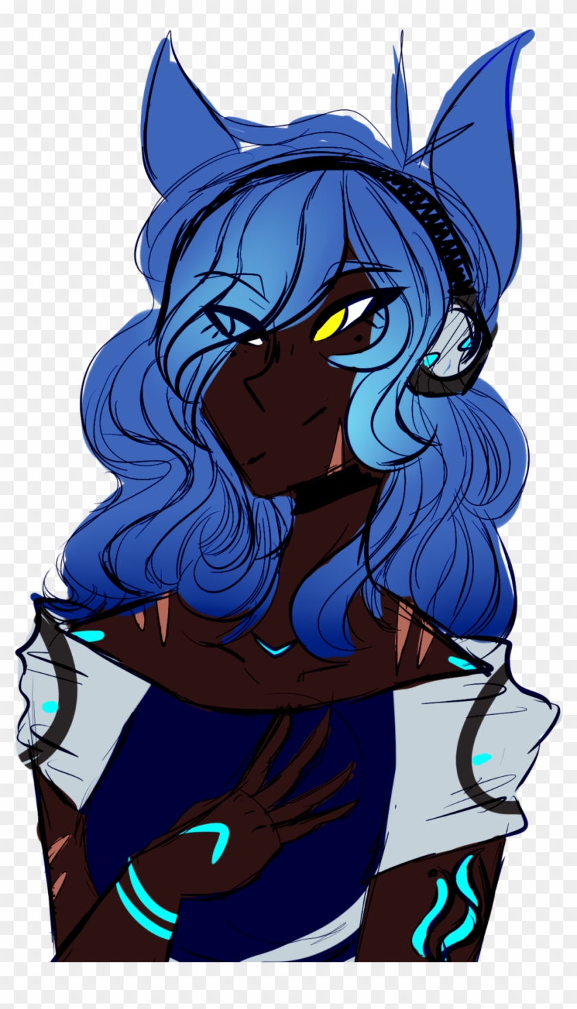 Human Blue Lion Question Mark By Heiiahounds - Cartoon #842783