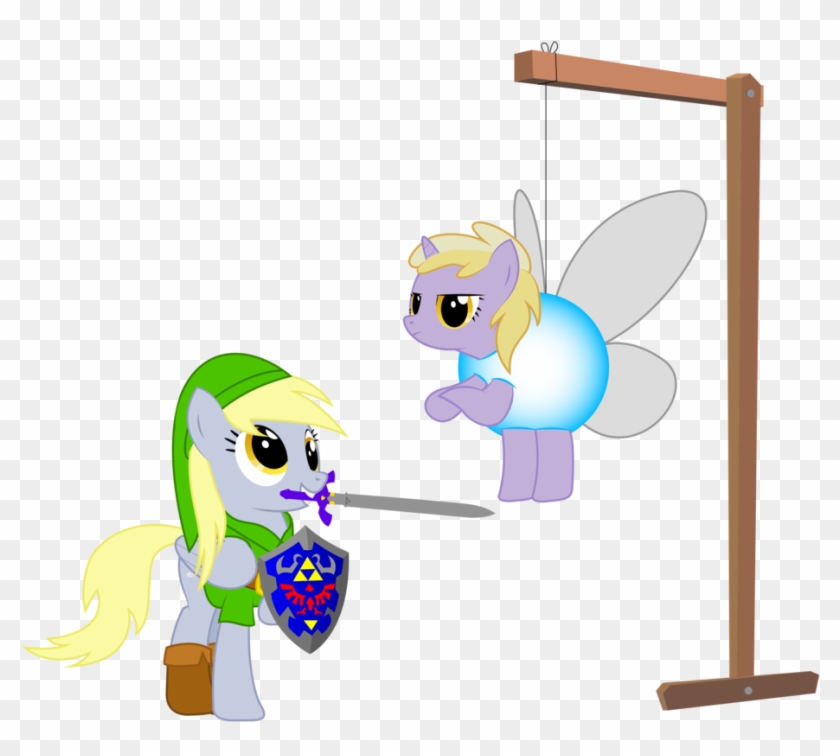 Derpy And Dinky Cosplay As Link And Navi By Replaymasteroftime - Cartoon #843196
