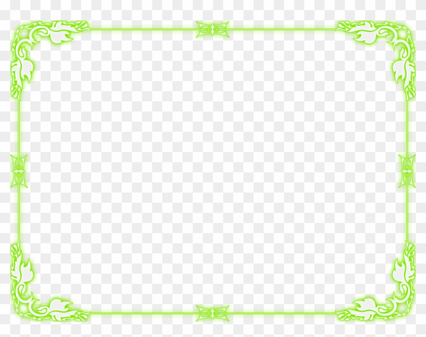 Glow Green Frame Png #845413