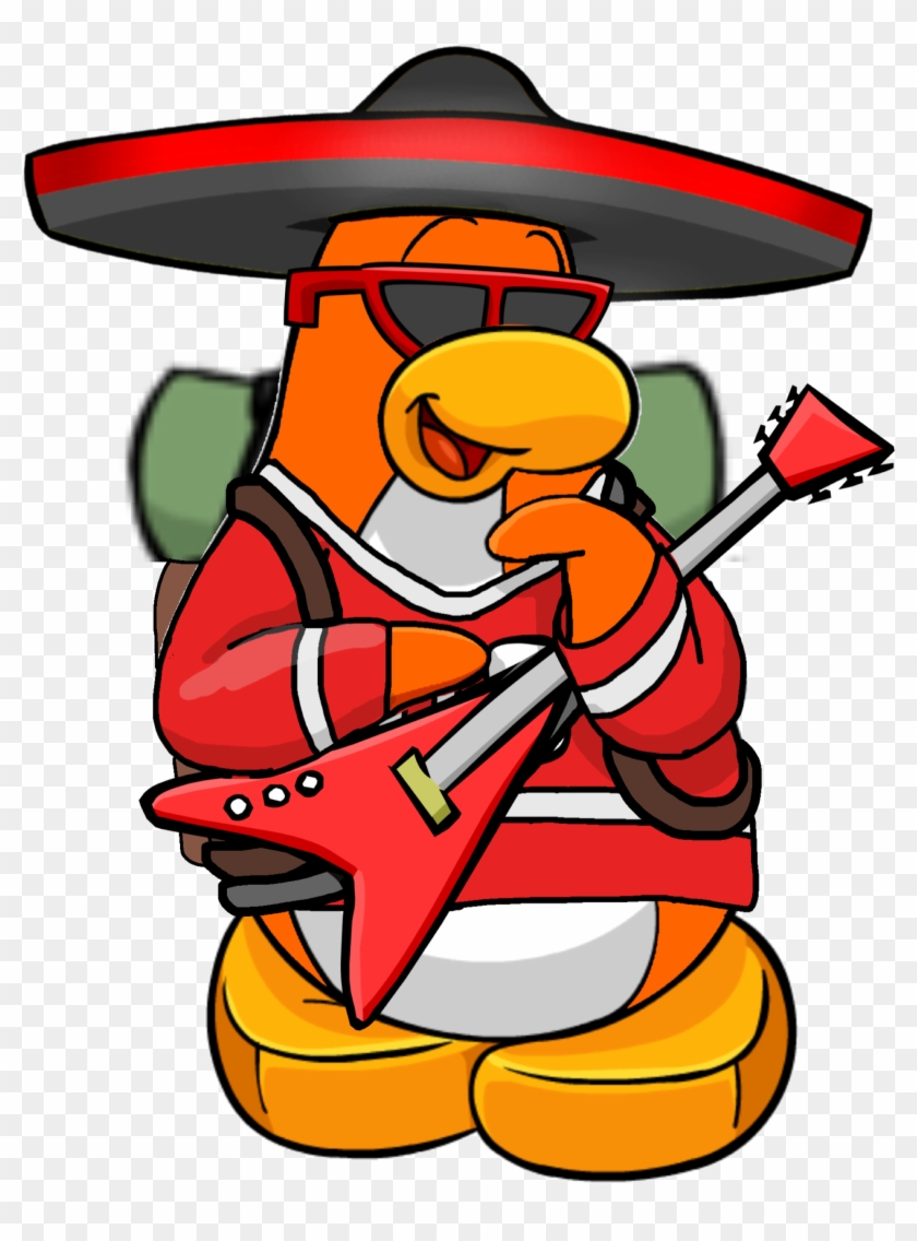 You Doodle Pro 2017 03 26t22 33 15z - Club Penguin Red Electric Guitar #845577