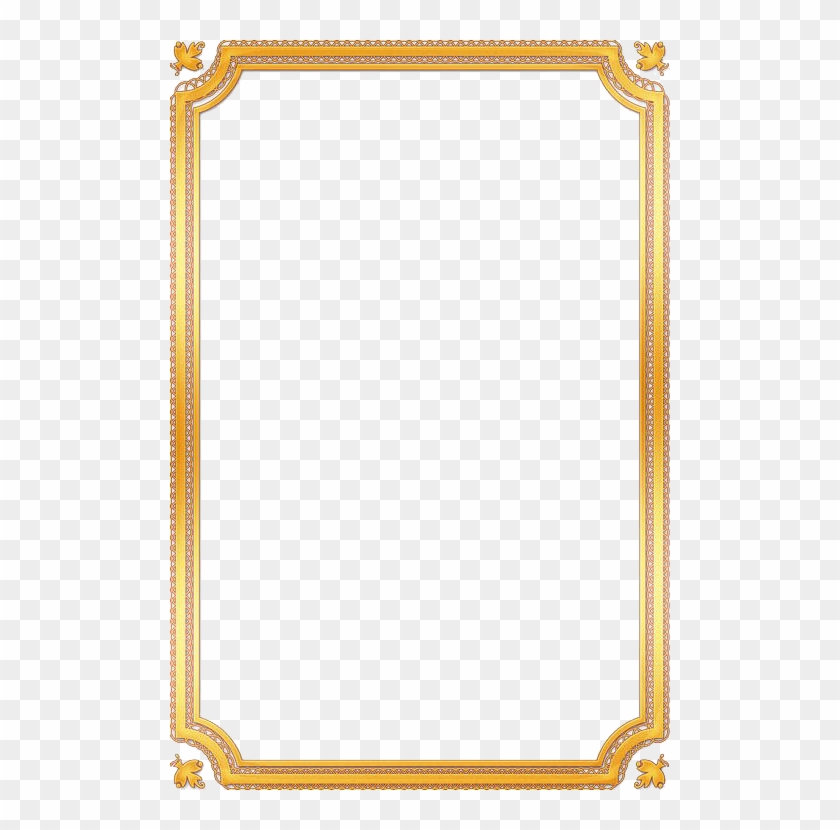 Gold Frame Png - Square Gold Frame Png #845606