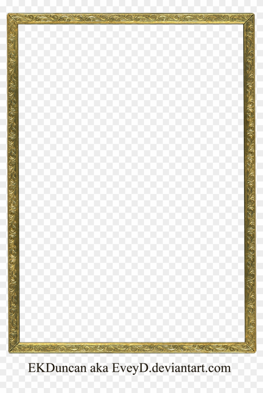 Antique Gold Vintage Frame 3 By Ekduncan By Eveyd - Picture Frame #845625