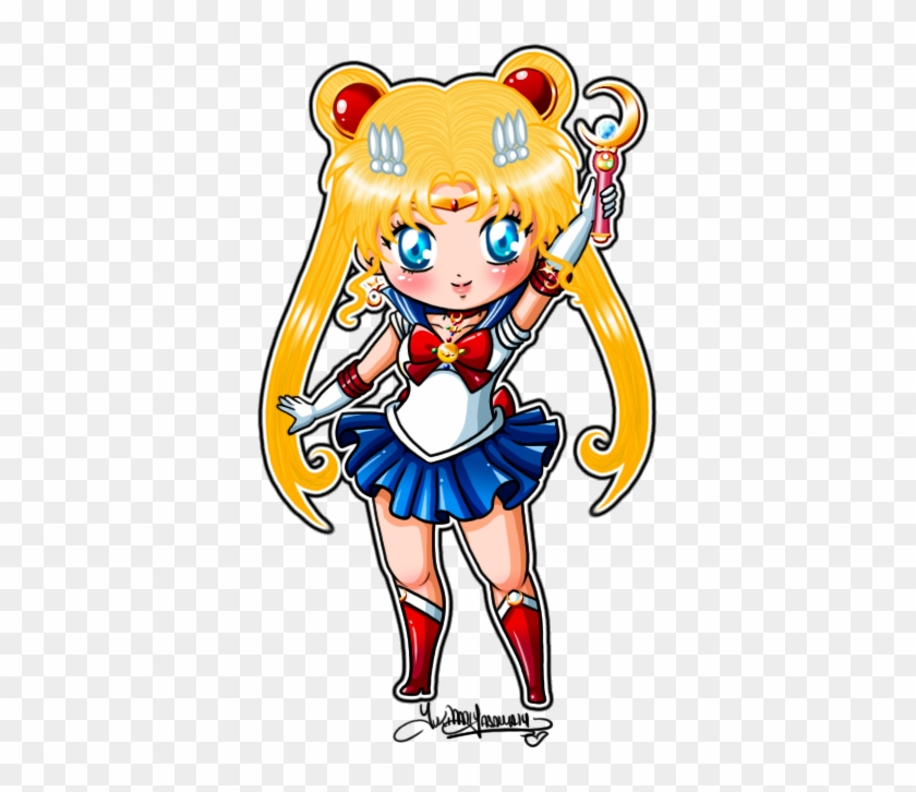 Chibi Sailor Moon Crystal By Yukimiyasawa - Cartoon #846148
