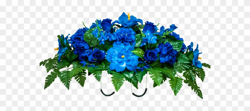 Blue Flowers - Png Blue Rose Bouquet #846179