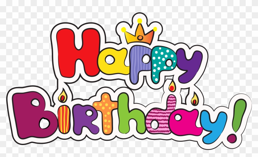 Gorgeous Clipart Happy Birthday Colorful Png Image - Gorgeous Clipart Happy Birthday Colorful Png Image #846561