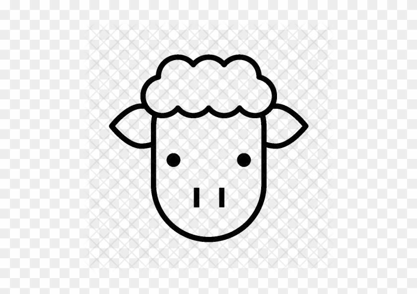 Sheep Icon - Alpacas Para Colorear #846659