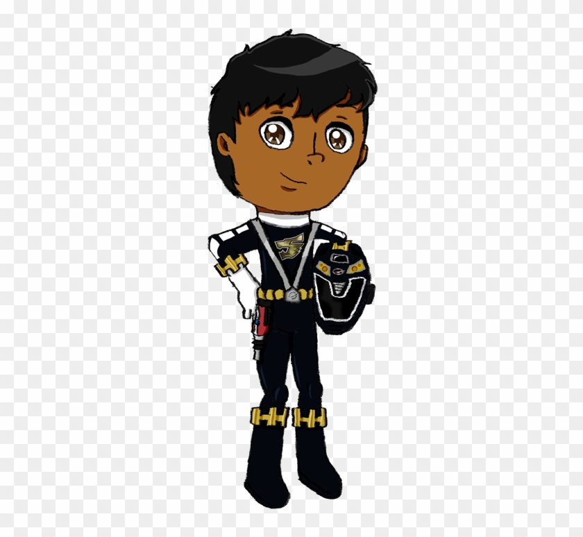 Rpm Black Ranger - Cartoon #846685