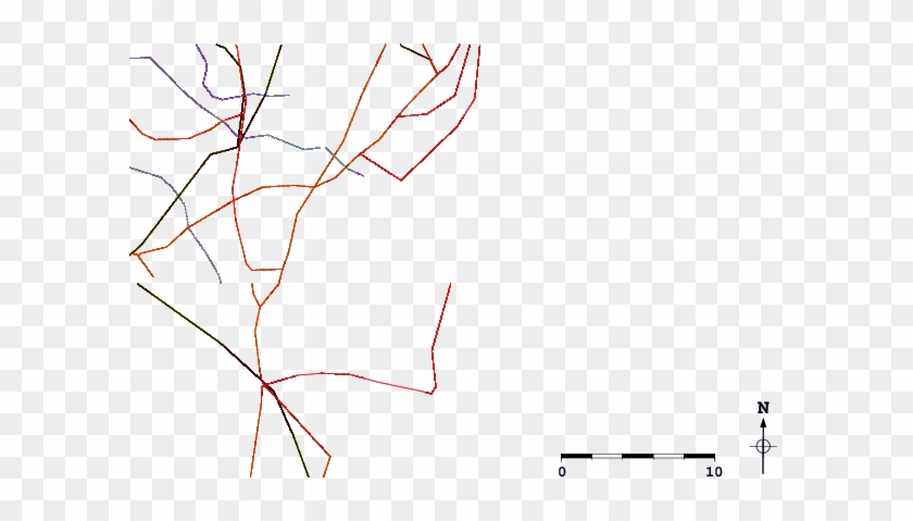 Roads And Rivers Around Normandy Beach - Twig #846941