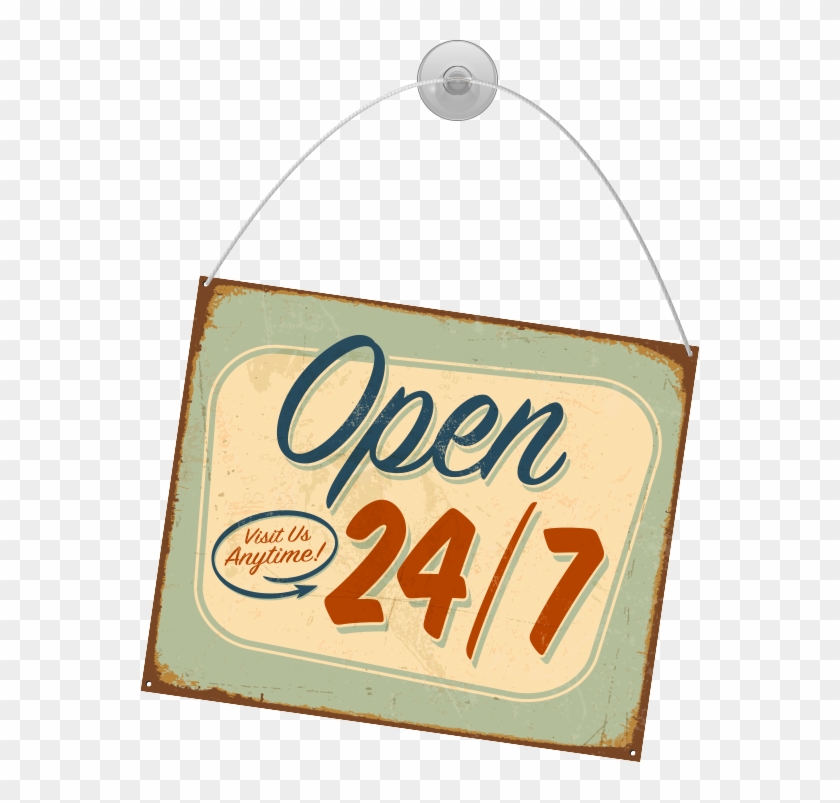 Send Message - Young's Open 24-7 Fresh Brewed Coffee Served Canvas #847133