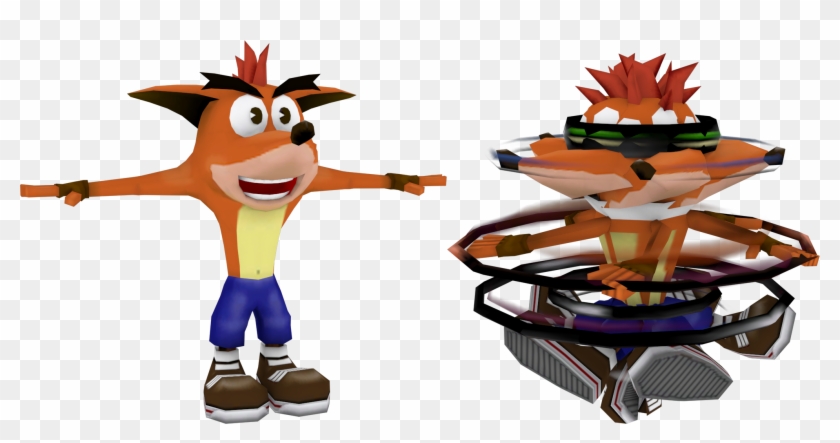 Japanese Crash Model By Crasharki - Crash Tag Team Racing Model #847238
