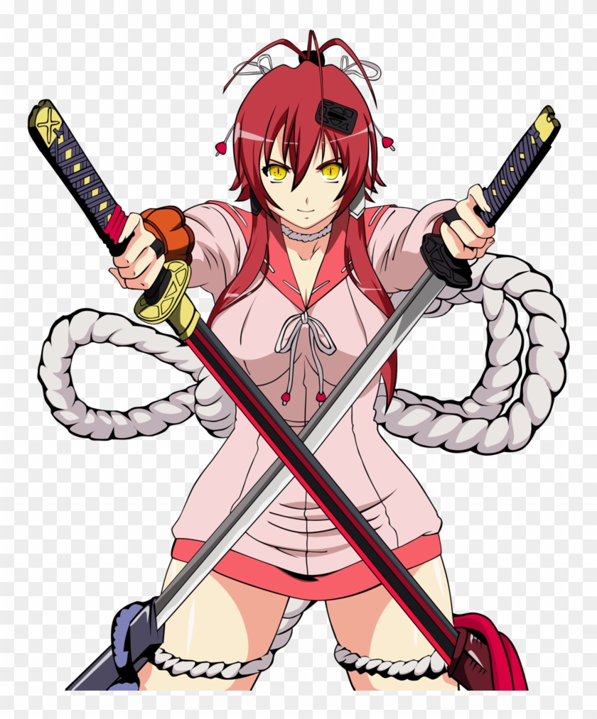 Anime Clipart Japanese Samurai - Hyakka Ryouran Samurai Girls Jubei #847304