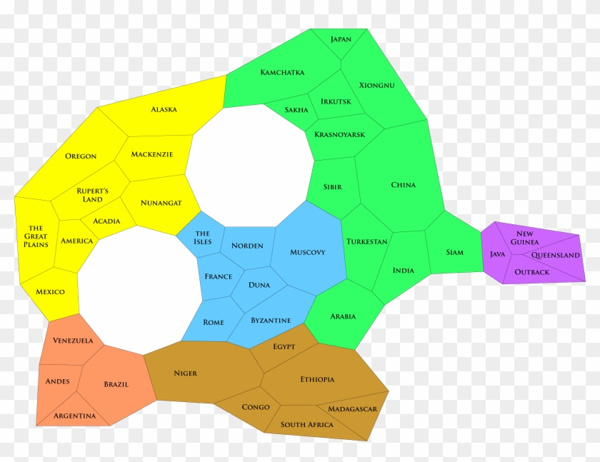This Map Is Topologically Identical To The Risk Game - Risk Boards Game Map #847570