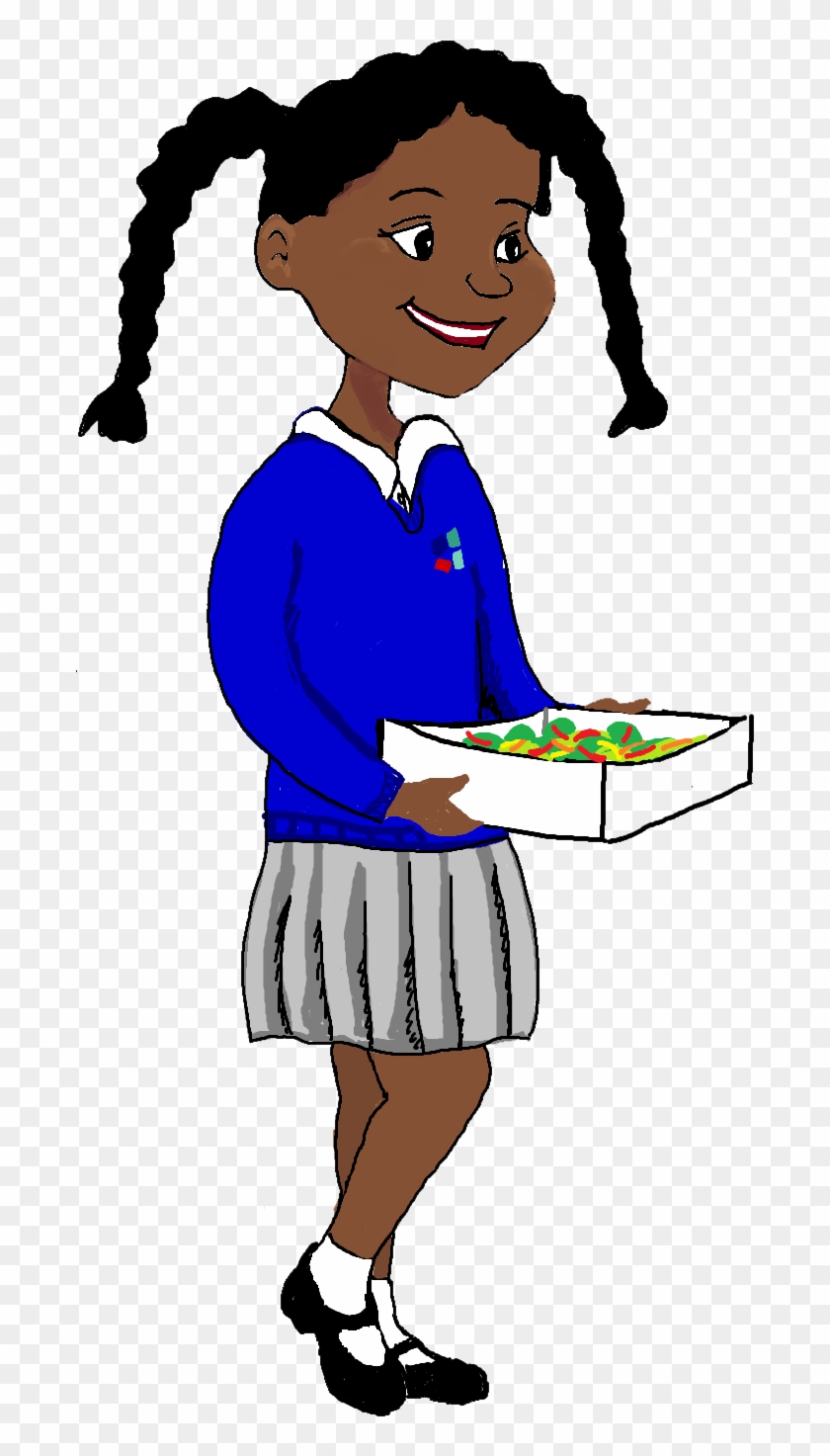 Girl With Salad - Salad #847608