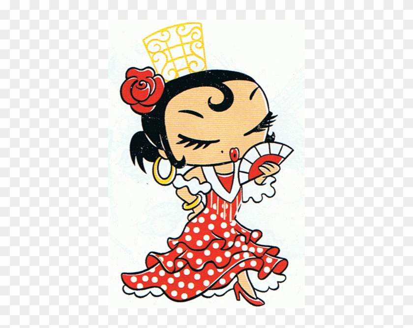 Dibujos De Sevillanas - Flamenca Dibujo #847717