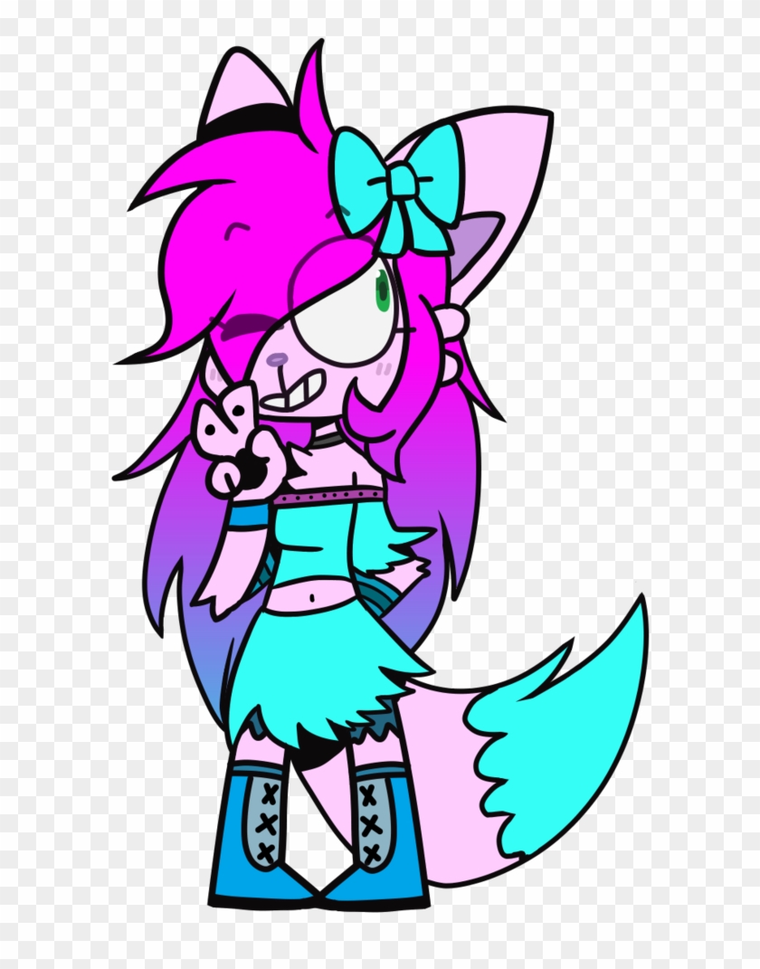 [art Trade]-neongamerwolf By Snowyacorn - Cartoon #847923