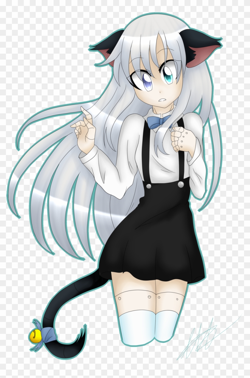 Humanoid Neko Girl By Waterfox-studios - Cartoon #847944