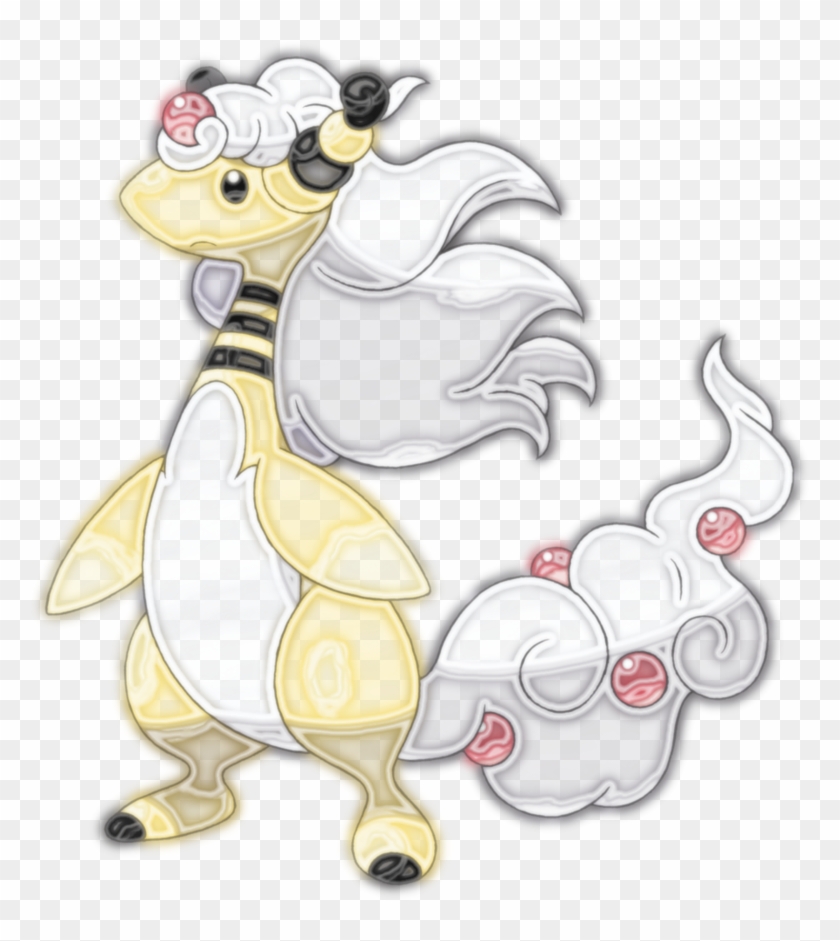 Neon Mega Ampharos By Soleviatis - Ampharos #847973