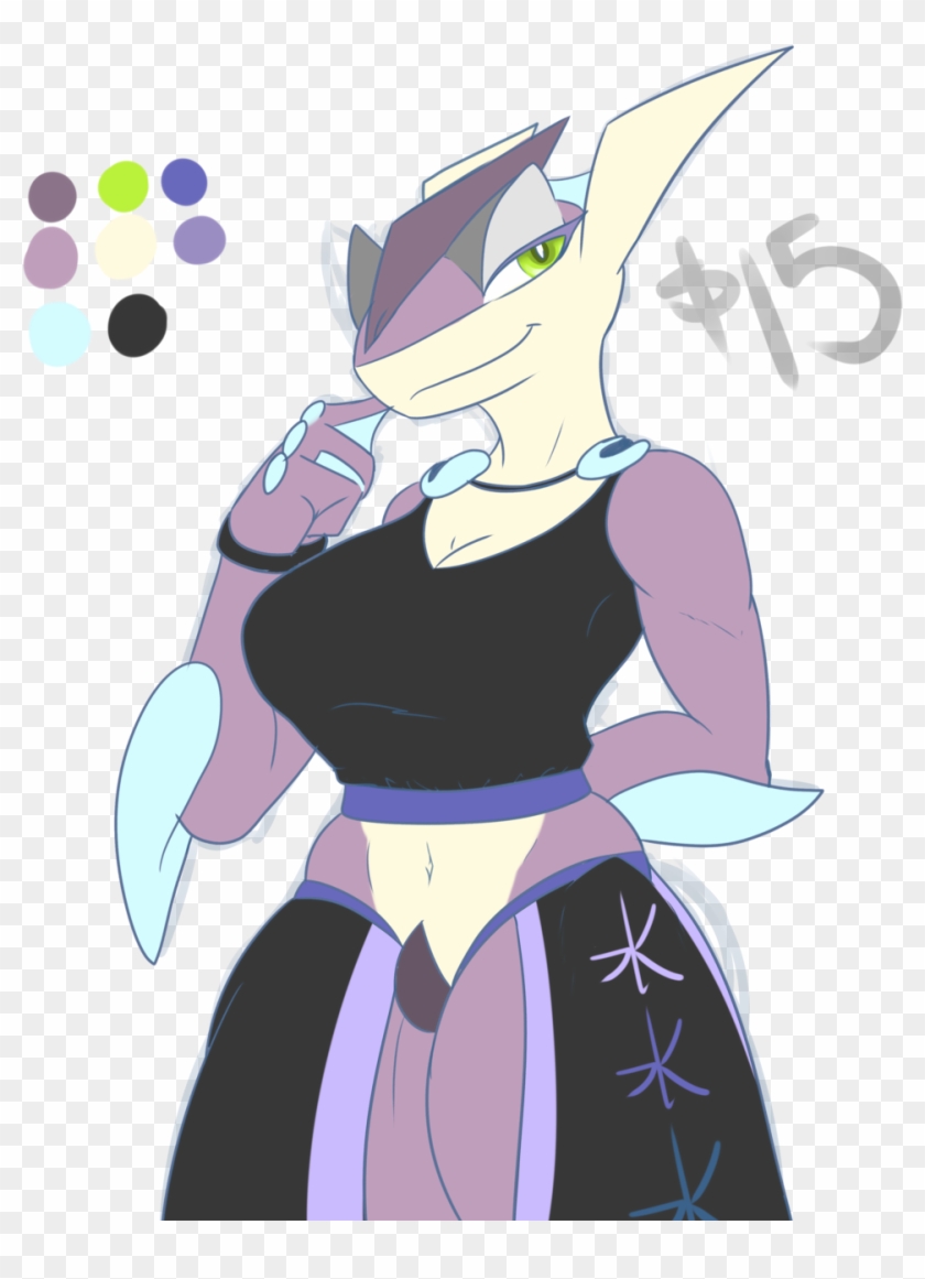 Greninja Girl [closed] By Xdracariox - Cartoon #848120
