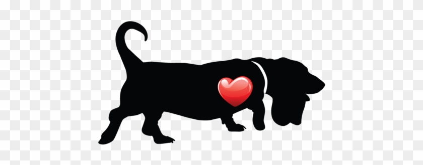 My Heart Basset Hound Nail Art Decals - Stock Illustration #848194