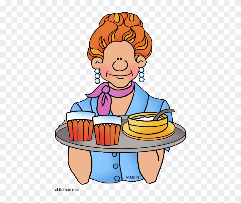 Free United States Clip Art By Phillip Martin, Georgia - Waitressclip Art #848307