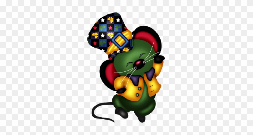 Green Mouse Race Car Clipart - Cartoon #848360