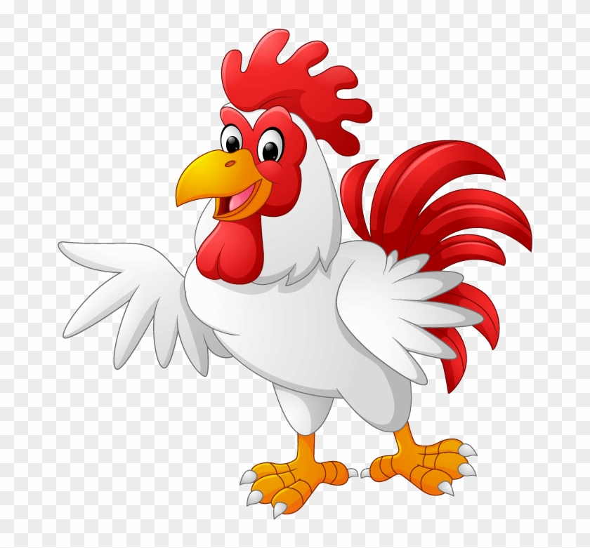 0 92094 9060a055 Orig - Hen And Rooster Cartoon #848679