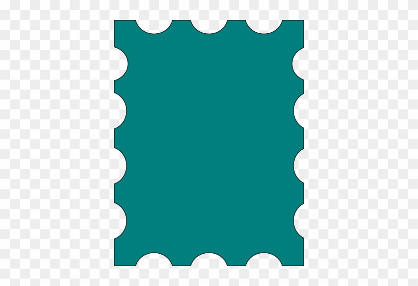 Postage Stamp Svg Freebie - Circle #848984