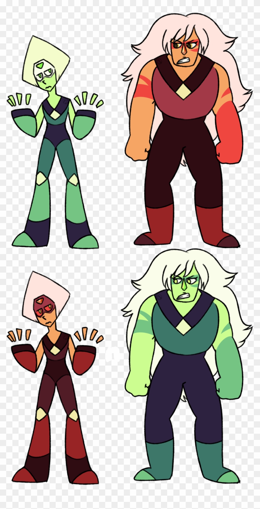Jasper Colorswap By Clockworkwillow - Steven Universe Peridot Jasper Fusion #849254
