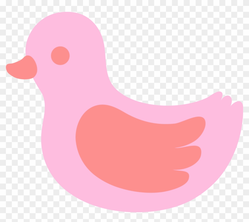Baby Pink Color Clipart - Rubber Duck #849262