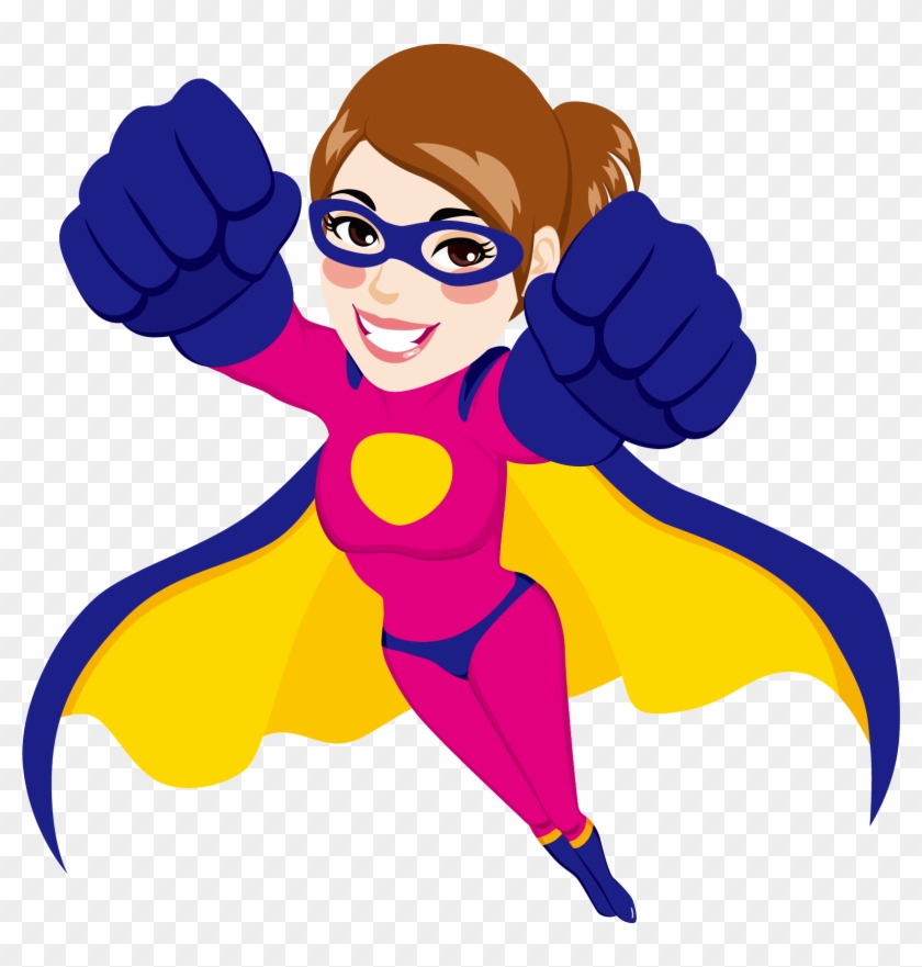 Superwoman Superhero Cartoon Female - Superwoman Cartoon #849383